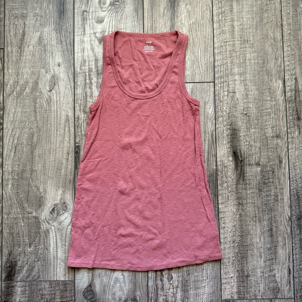 Mama By Aerie Ribbed Basic Tank Top